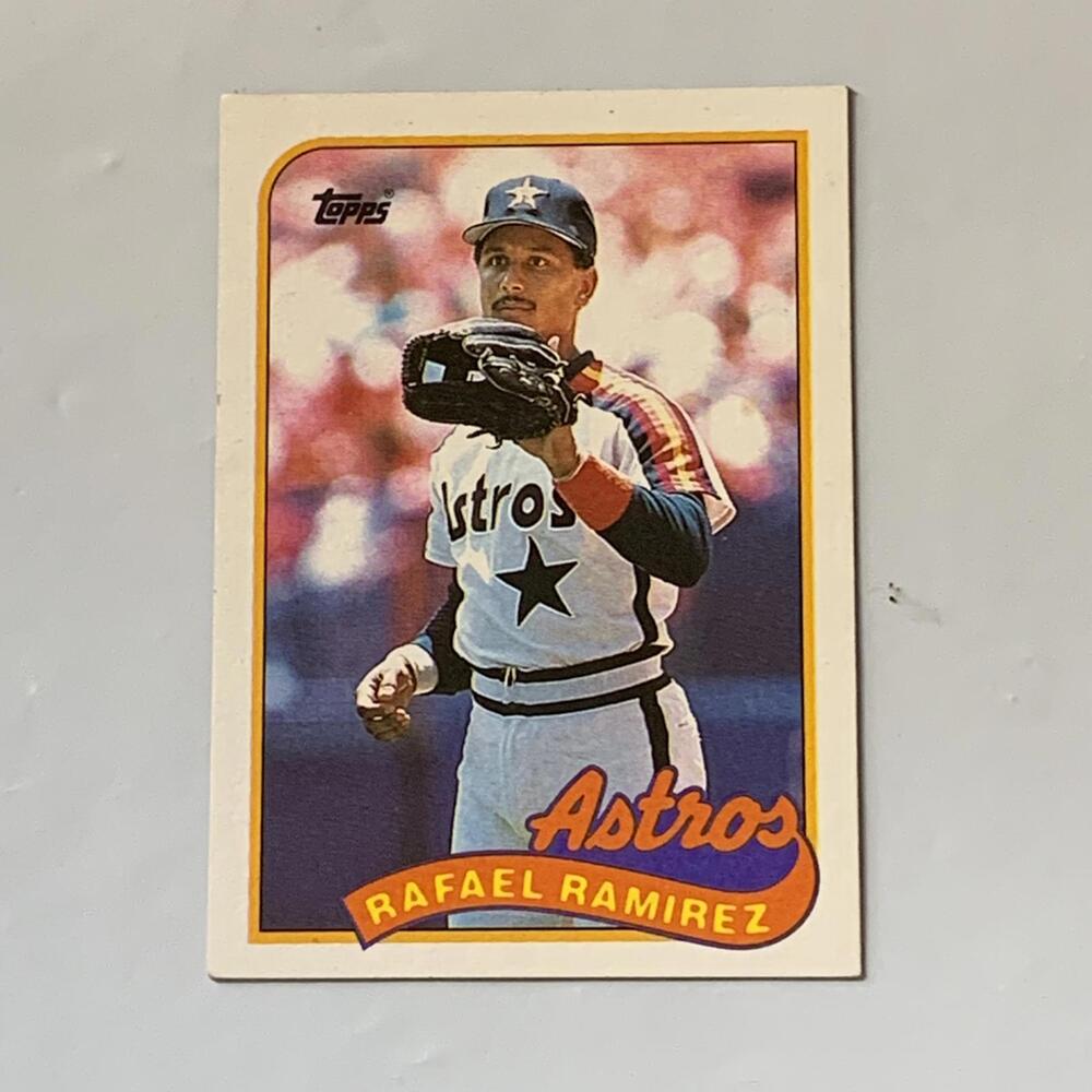 1983 Topps Rafael Ramirez Houston Astros Baseball‎ Card #749